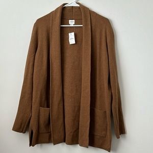 J. Crew Cotton Sweater Blazer Size: M